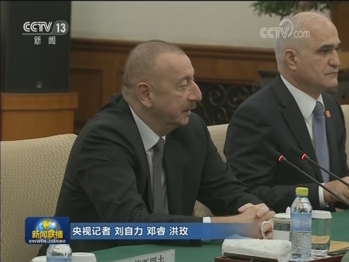 汪洋会见阿塞拜疆总统