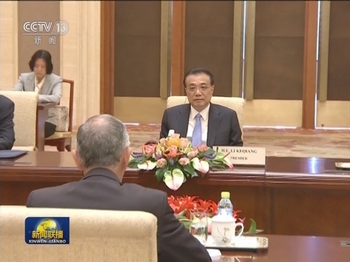 李克强会见葡萄牙总统