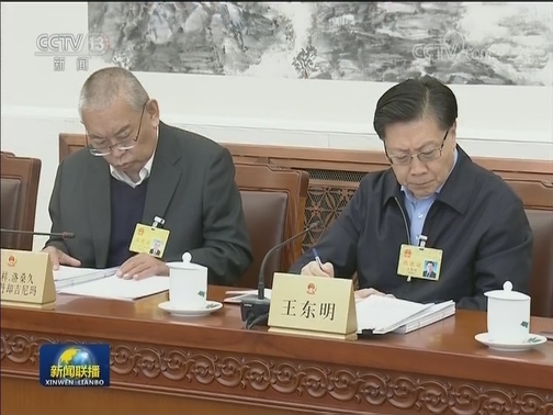 十三届全国人大常委会第十四次会议分组审议有关法律草案