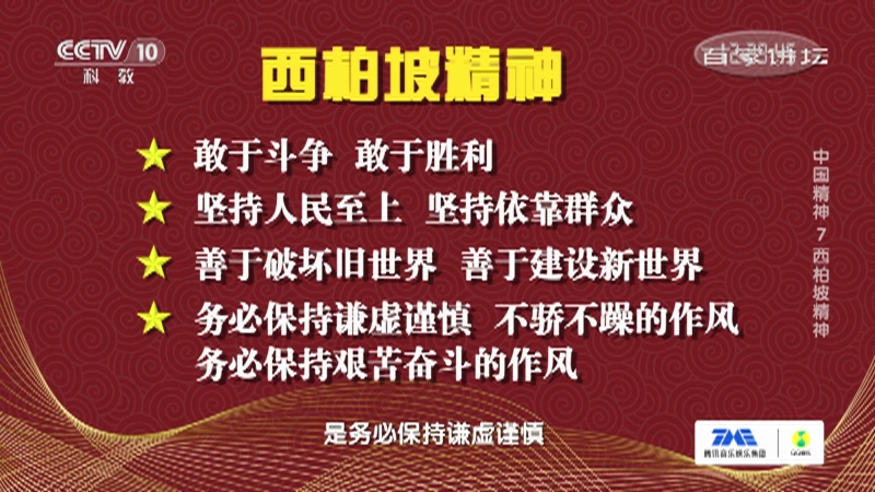 百家讲坛中国精神7西柏坡精神两个务必思想的提出