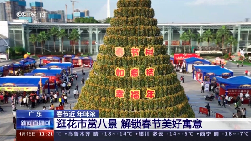[新闻直播间]广东 春节近 年味浓 逛花市赏八景 解锁春节美好寓意