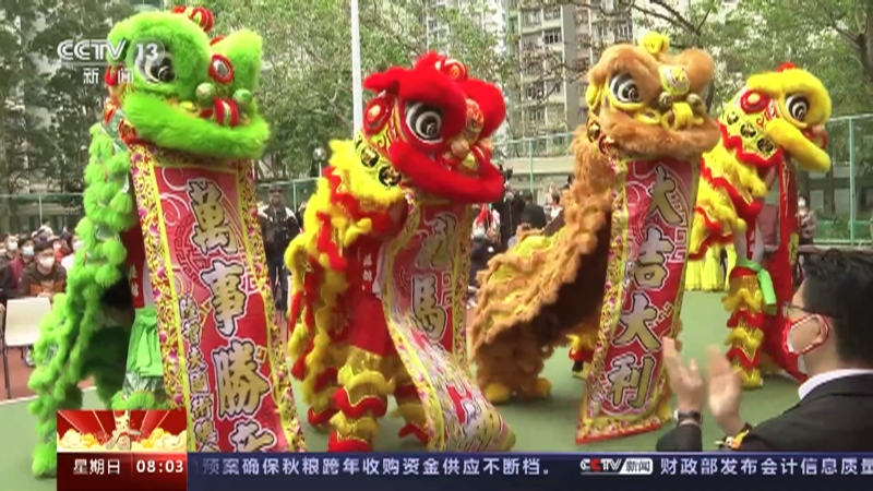 [朝闻天下]香港 千家万户过大年 逛花市 买年花 特色活动异彩纷呈