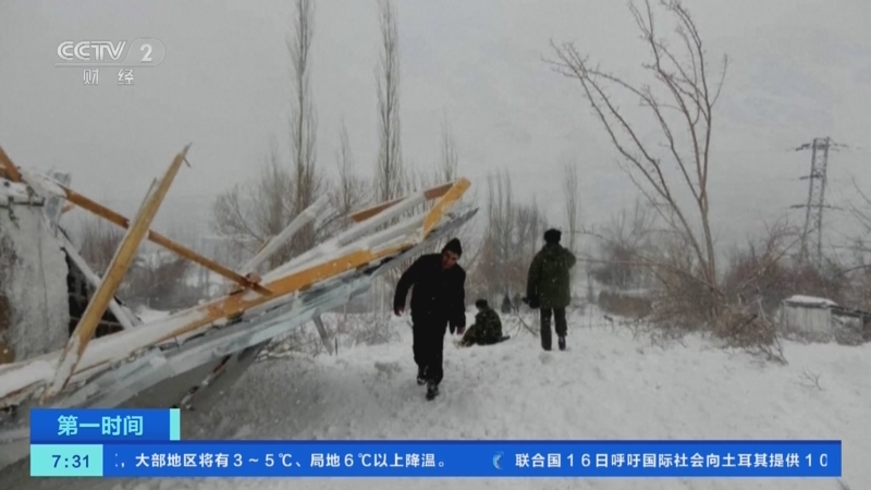 [第一时间]塔吉克斯坦多地发生雪崩 已致15人死亡