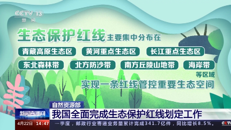 [新闻直播间]自然资源部 我国全面完成生态保护红线划定工作