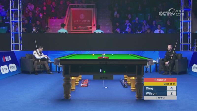 [台球]斯诺克国际锦标赛:丁俊晖vs威尔逊