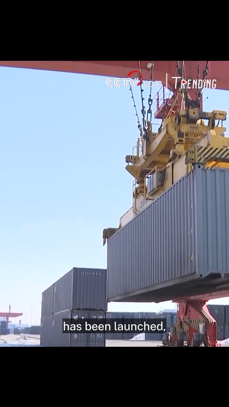 europe freight train service connects chinese border province