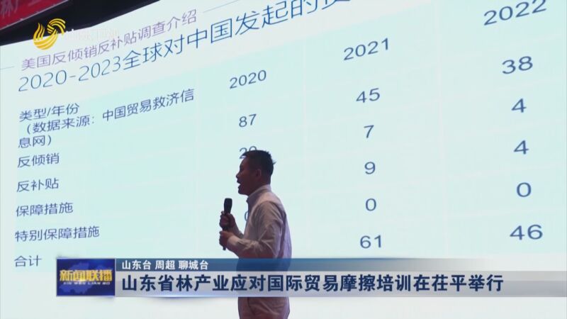 [山东新闻联播]山东省林产业应对国际贸易摩擦培训在茌平举行