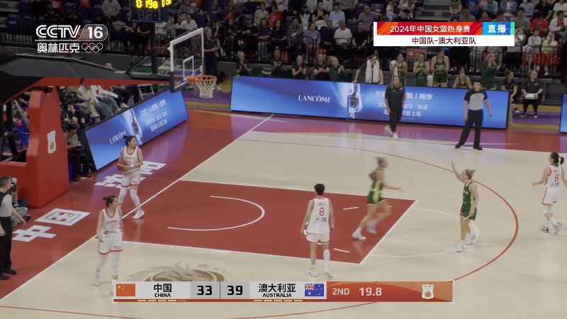 [中国女篮]热身赛第三场:中国vs澳大利亚 集锦