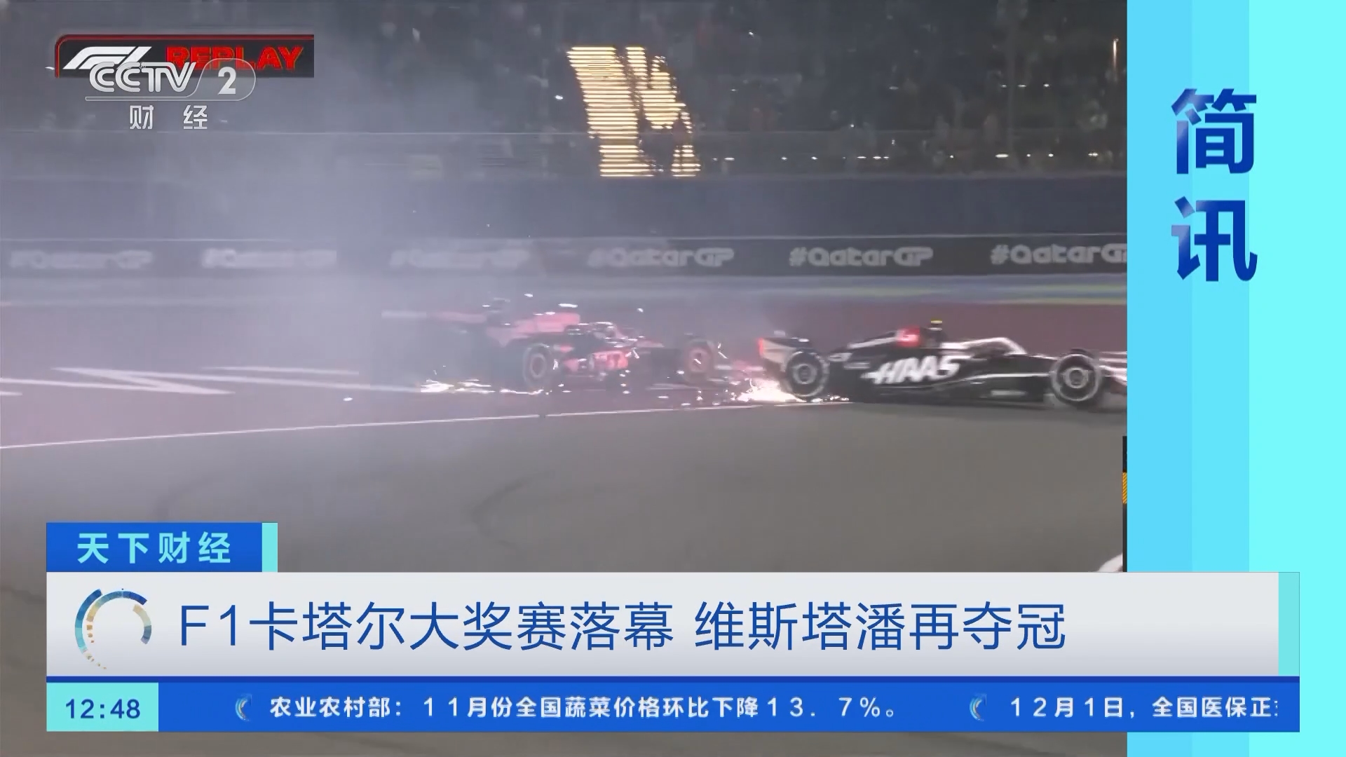 天下财经]F1卡塔尔大奖赛落幕维斯塔潘再夺冠