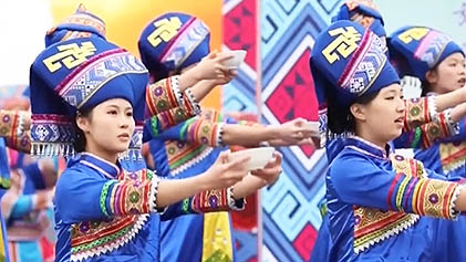 广东连山“三月三”壮族歌墟节活动举行