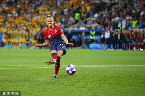 [高清组图]挪威点球大战力克澳大利亚晋级八强