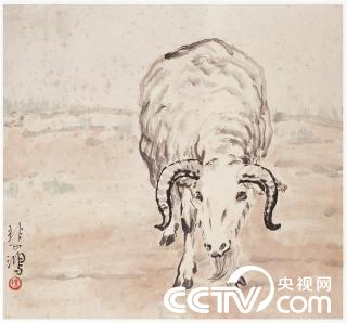 央视画廊】传世墨迹——徐悲鸿罕见珍品《十二生肖》_央博_央视网