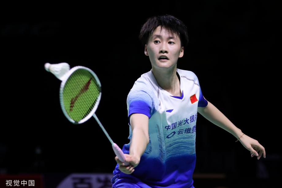 [图]中国羽毛球公开赛 陈雨菲险胜晋级女单决赛
