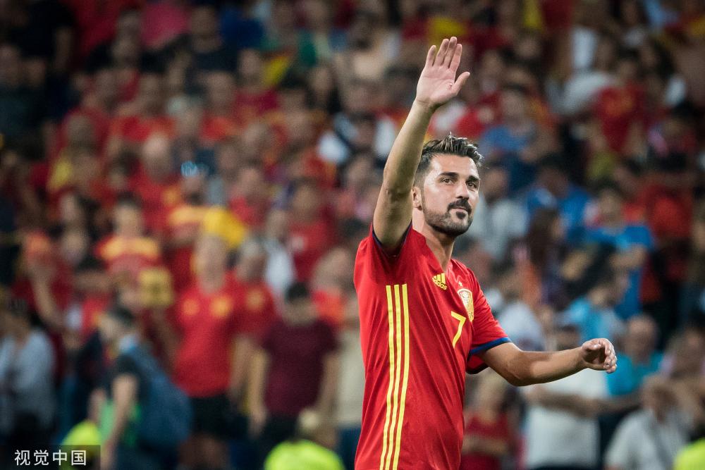 西班牙前锋比利亚宣布赛季末退役