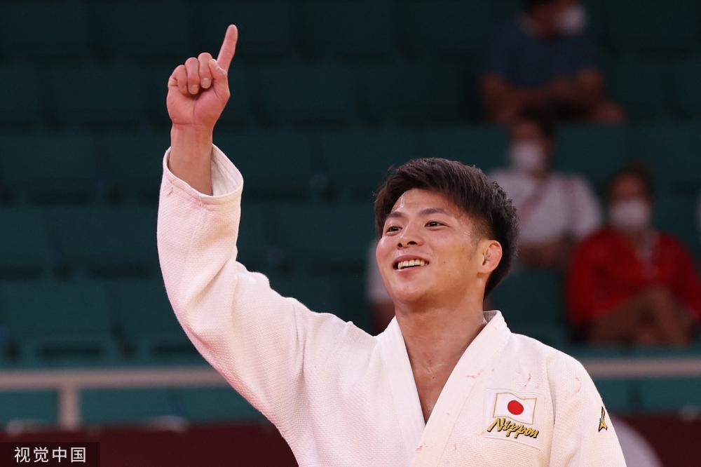 [图]东京奥运会柔道男子66公斤级 阿部一二三夺冠