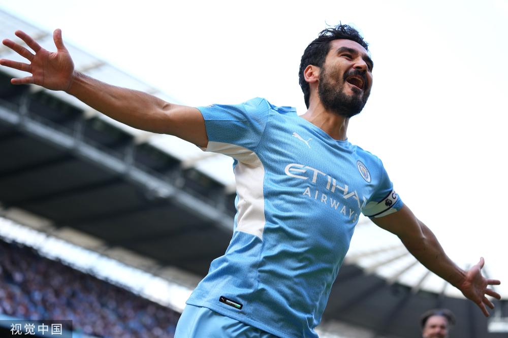 [图]热苏斯传射建功 曼城主场五球大胜阿森纳