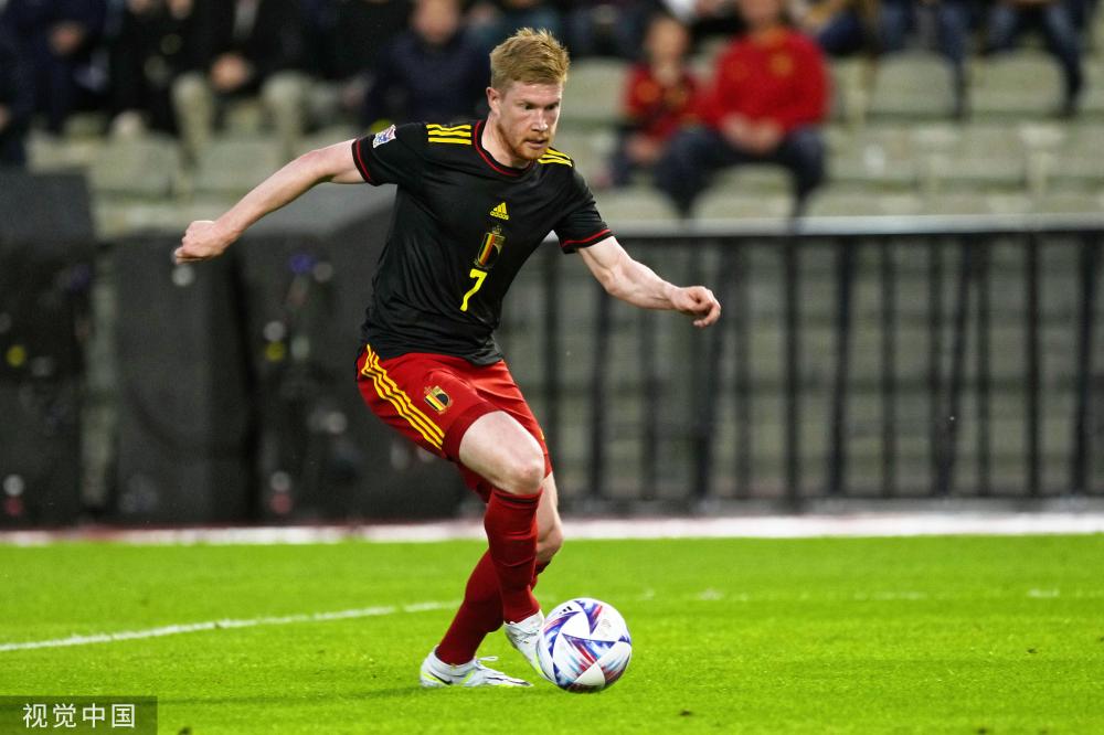 图德布劳内进球阿扎尔助攻比利时大胜波兰