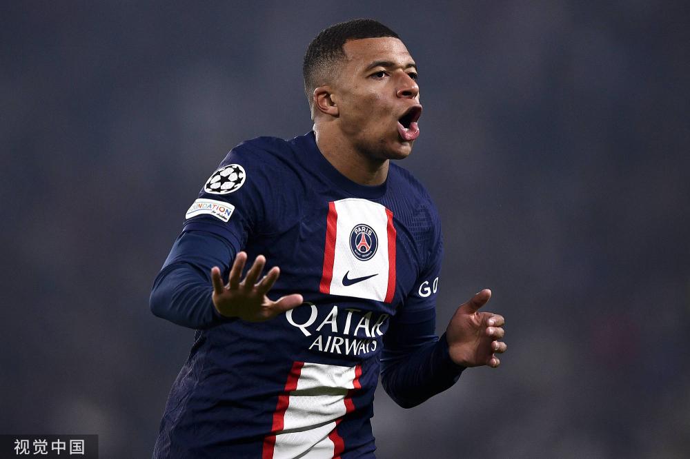 图姆巴佩传射建功大巴黎客场一球险胜尤文