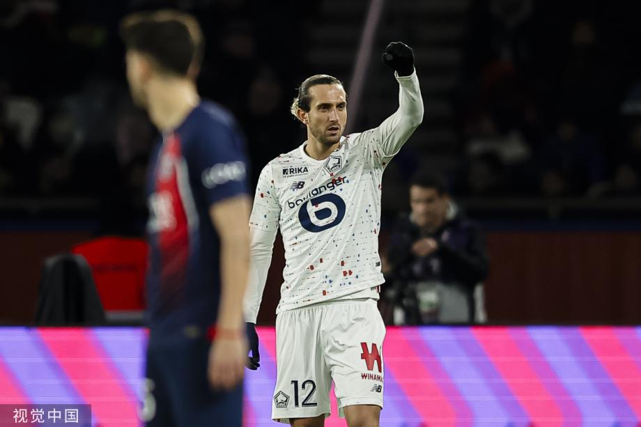 法甲-拉莫斯建功穆阿尼破门 大巴黎3-1里尔