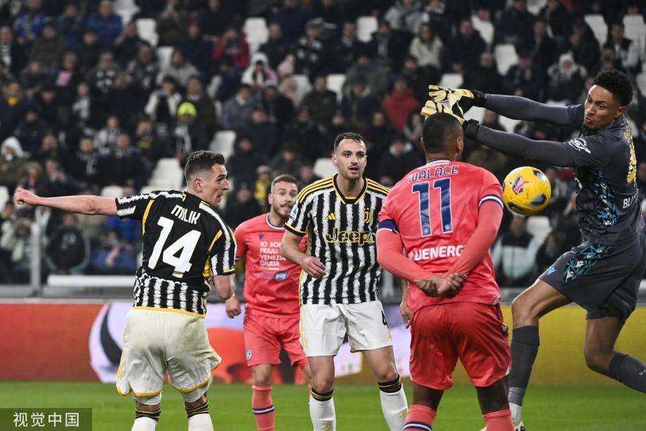 意甲-尤文0-1乌迪内斯遭2连败 近3轮仅1分