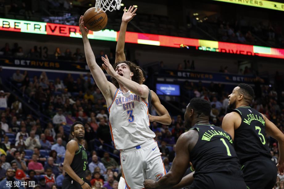 亚历山大24分锡安空砍29+5+10 雷霆险胜鹈鹕