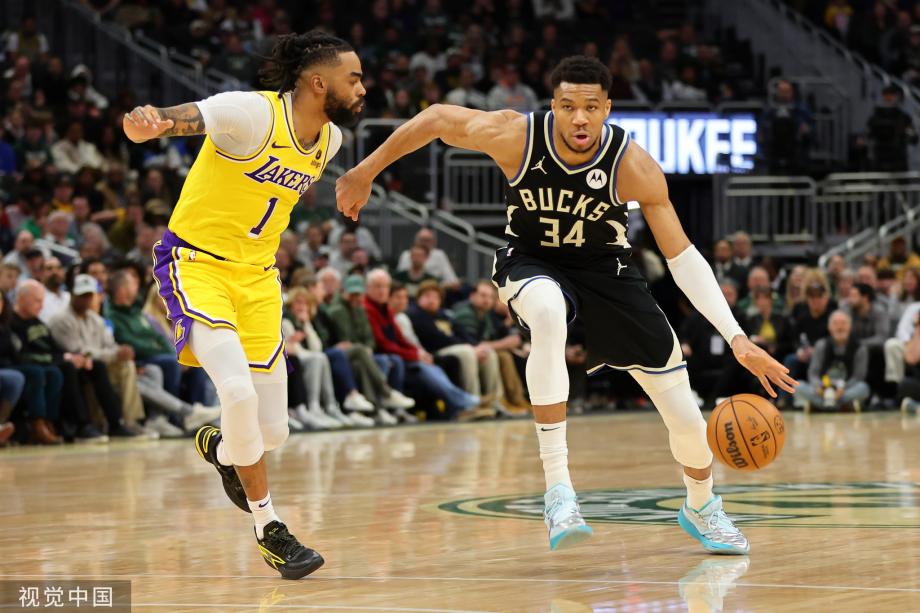 浓眉34+23字母哥大号三双 湖人双加时逆转雄鹿