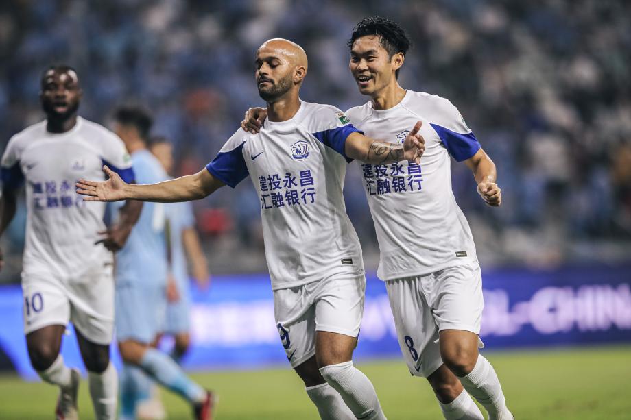 奥斯卡读秒绝平 沧州雄狮客场2-2深圳新鹏城