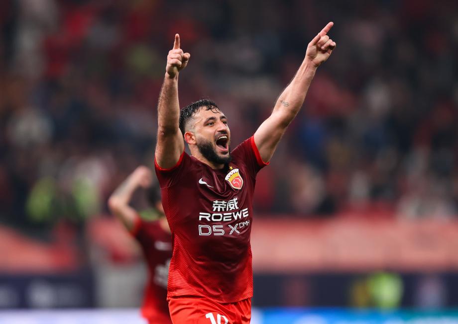 武磊张琳芃巴尔加斯破门 上海海港3-1河南队