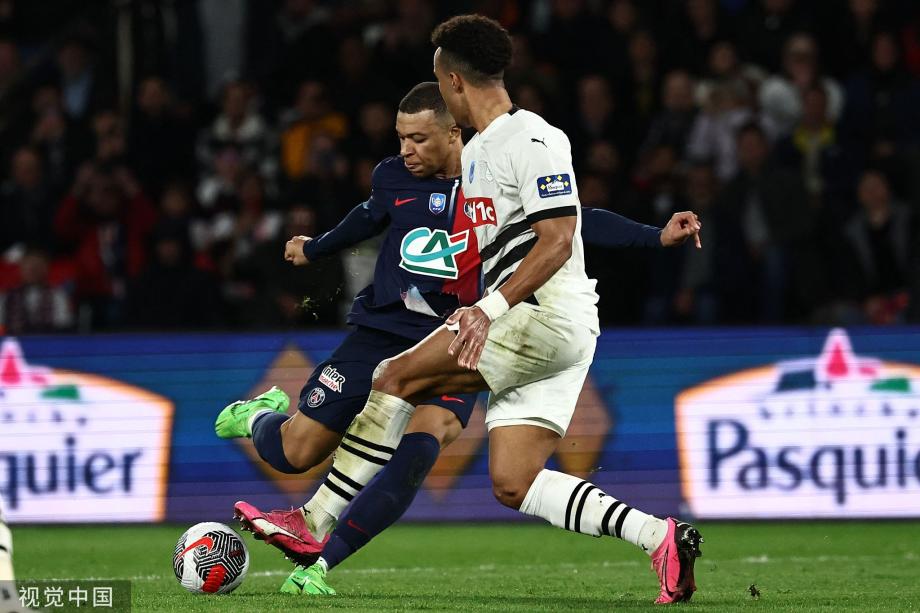 姆巴佩失点+制胜球 巴黎1-0雷恩晋级法国杯决赛
