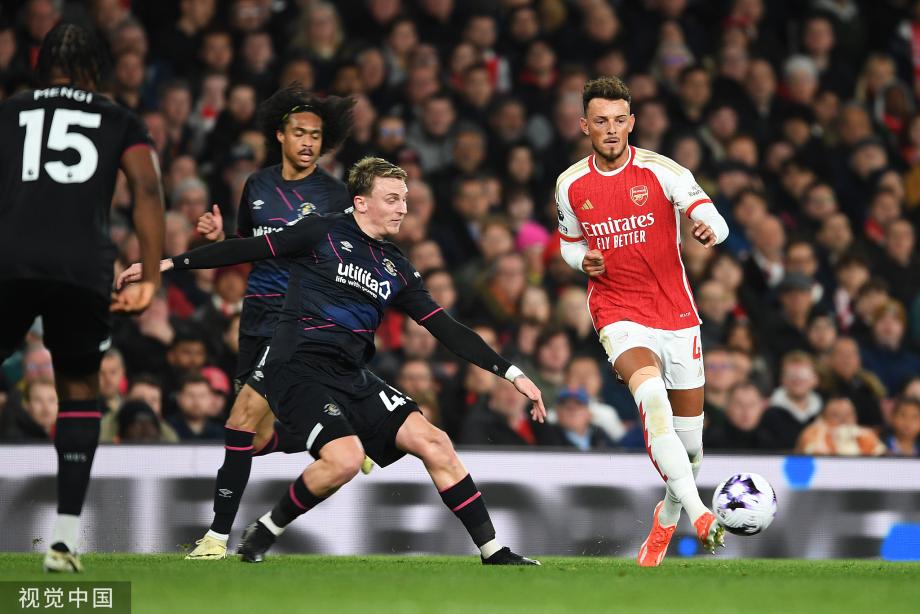 厄德高建功史密斯-罗造乌龙 阿森纳2-0卢顿