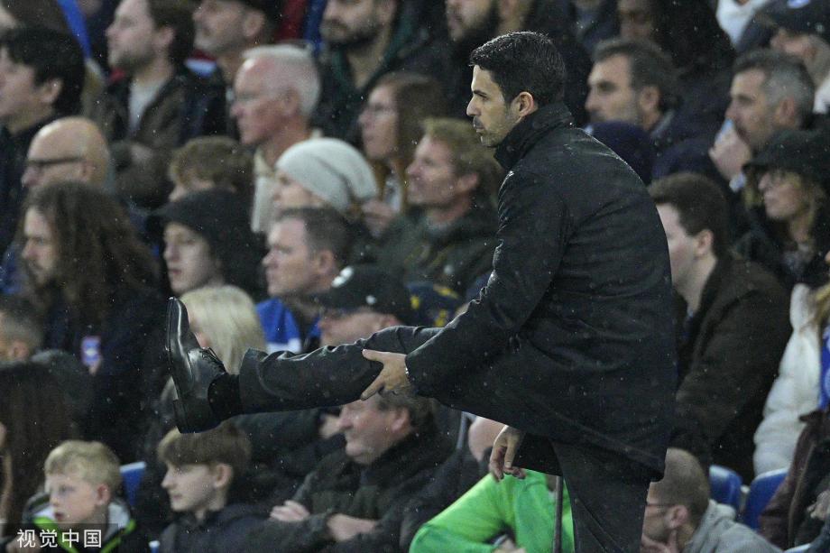 哈弗茨破门 阿森纳3-0布莱顿1分优势登顶