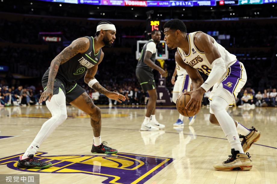 詹姆斯缺阵浓眉伤退 湖人负森林狼重回西部第9