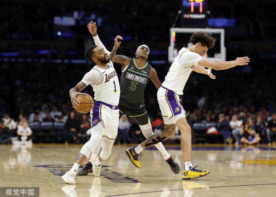 詹姆斯缺阵浓眉伤退 湖人负森林狼重回西部第9