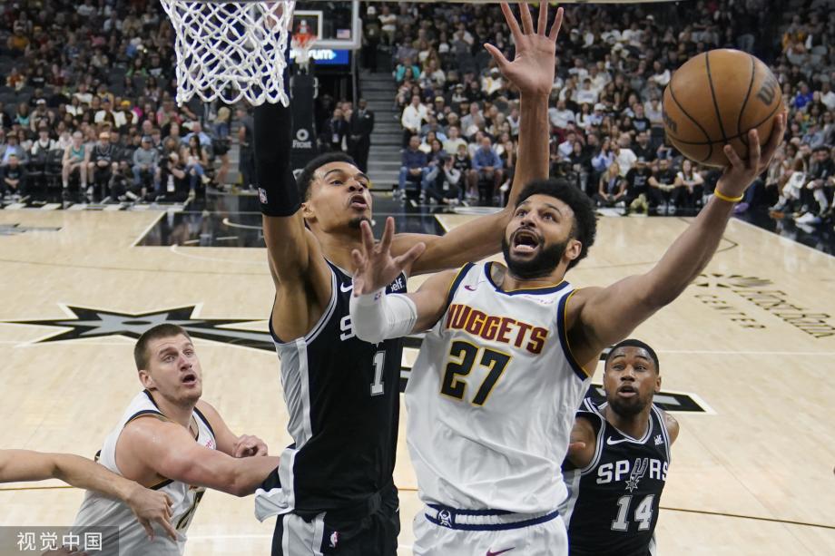 文班34+12格拉汉姆准绝杀 马刺23分逆转掘金