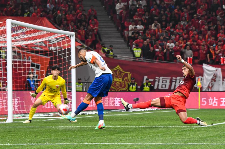 中超-武磊梅开二度 上海海港4-3逆转山东泰山