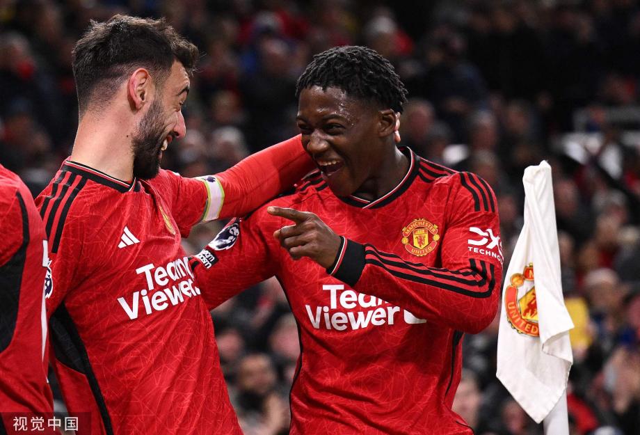 英超-B费双响马奎尔破门 曼联4-2逆转谢菲尔德联