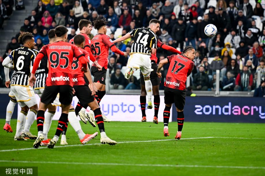 佳夫门线解围米兰全场0射正 尤文0-0平米兰