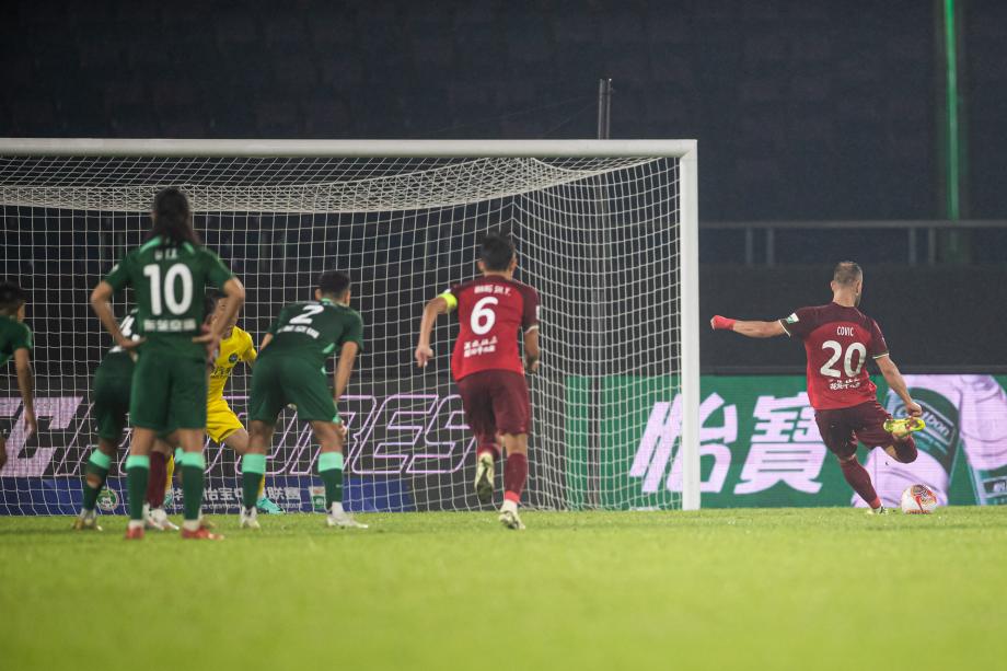 中超-程进传射顾斌世界波 浙江4-1大胜河南