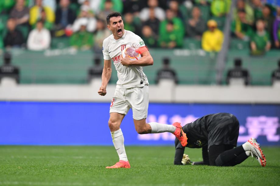 古加破门法比奥建功 北京国安2-1成都蓉城