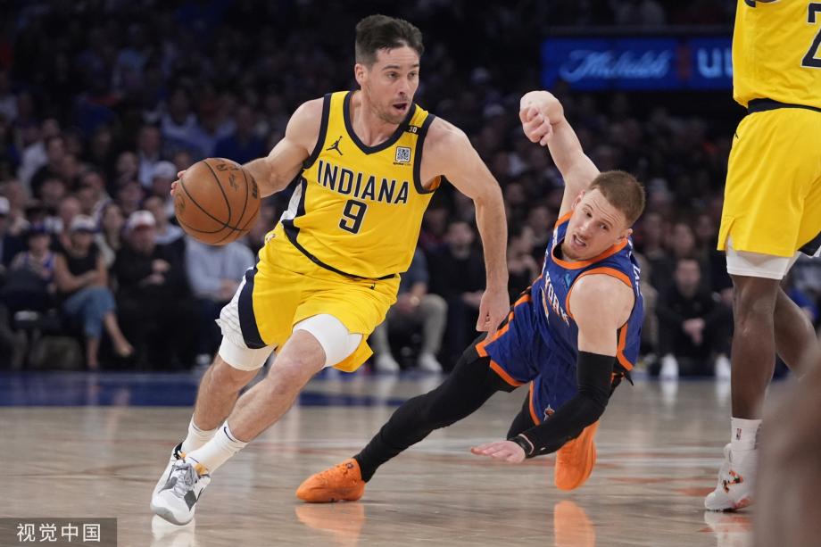 布伦森44+7 尼克斯大胜步行者总比分3-2