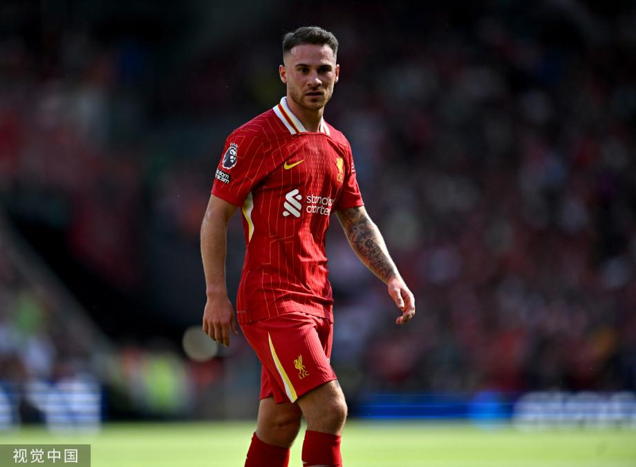 英超-麦卡利斯特破门 克洛普告别战利物浦2-0狼队