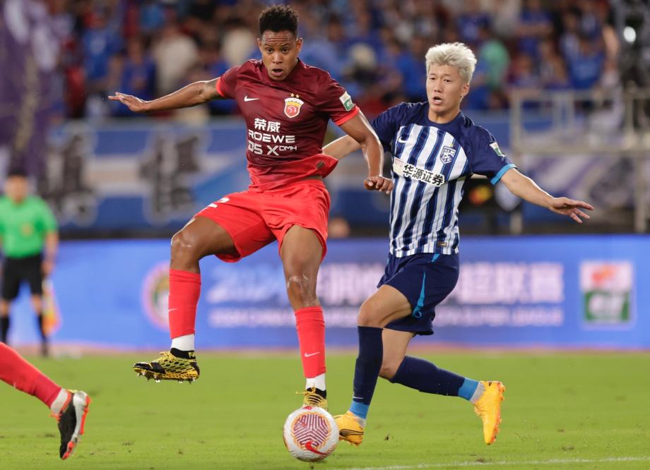 中超-奥斯卡巴尔加斯破门 海港2-0三镇9连胜