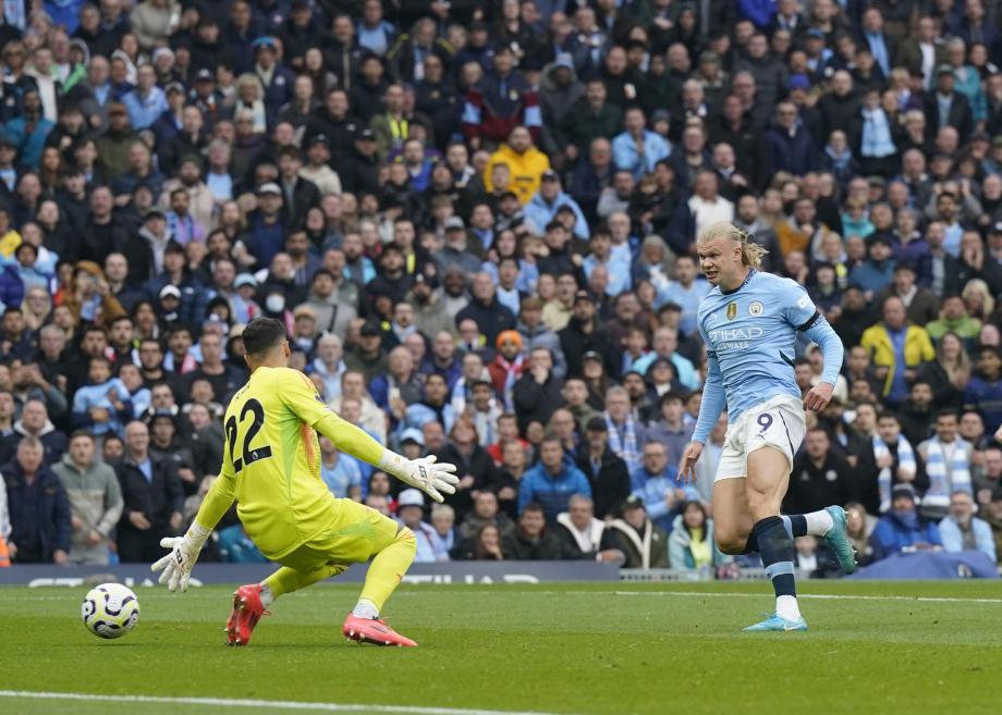 英超-哈兰德破门卡拉菲奥里进球 曼城战平阿森纳