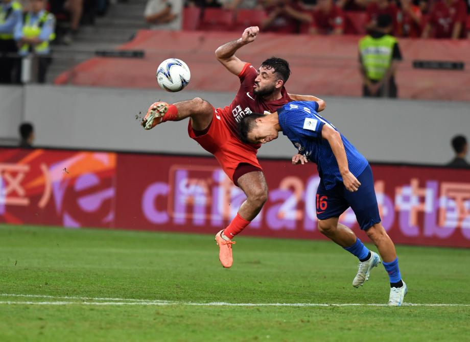 足协杯-奇塔迪尼双响奥斯卡点射 海港3-2申花