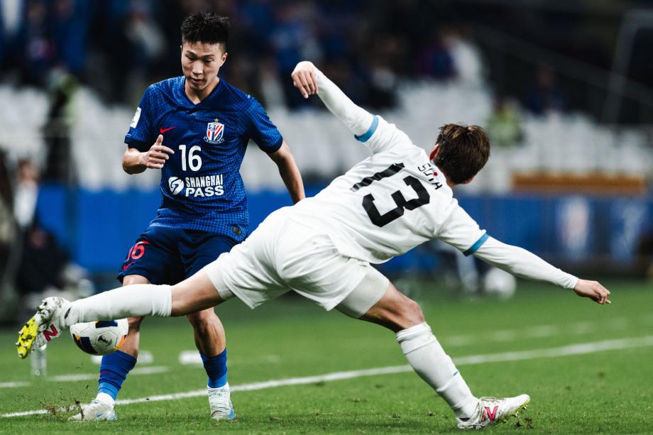 亚冠-汪海健建功 申花2-0十人川崎主场10连胜