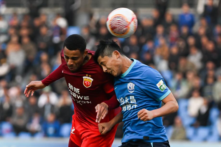 武磊破门 海港1-0沧州登顶积分榜领先申花1分