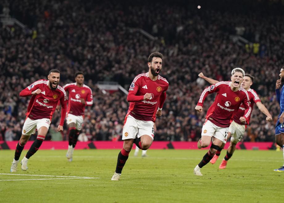 英超-B费点射凯塞多破门 曼联1-1切尔西