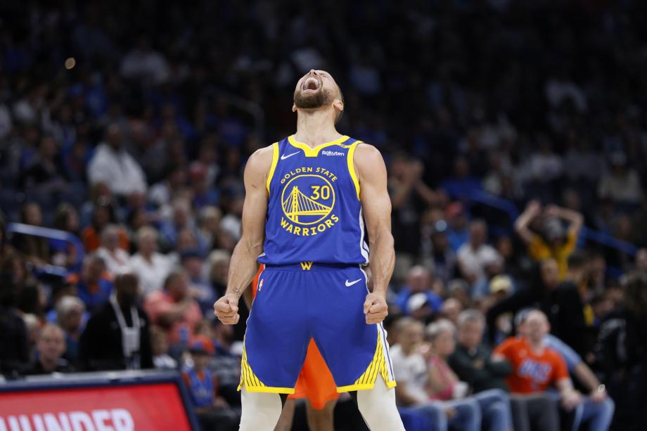 库里36+7霍姆格伦伤退 勇士克雷霆升至西部第2