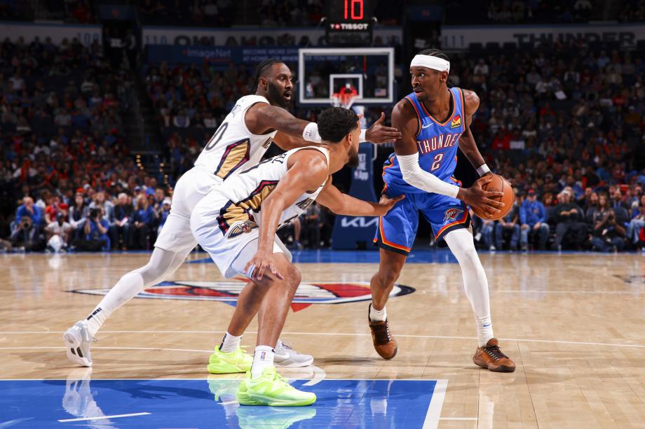 杰威31+7亚历山大29分 雷霆大胜送鹈鹕6连败