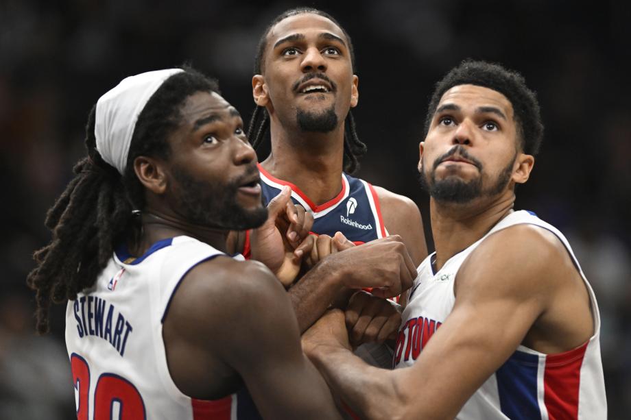 NBA-活塞124-104奇才 杰登-艾维28+4+8